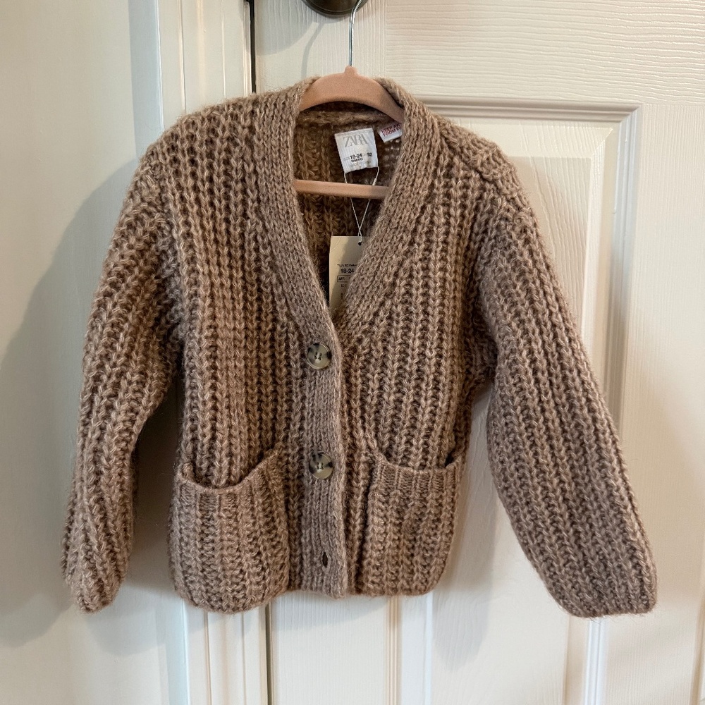Zara Pocket-Knit Cardigan